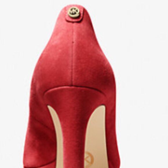Michael Kors Chantal Suede Platform Pumps Shoes Sz 8 NEW - Picture 3 of 4
